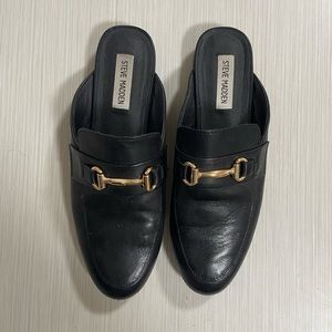 Black Steve Madden Mules